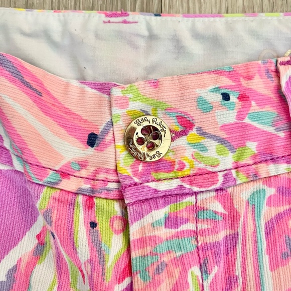Lilly Pulitzer Callahan Amethyst Sunseeker Print Stretch Shorts Size 00 - Picture 7 of 11